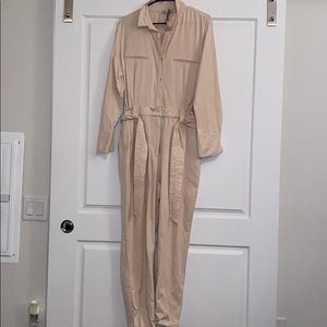 Cream jumpsuit